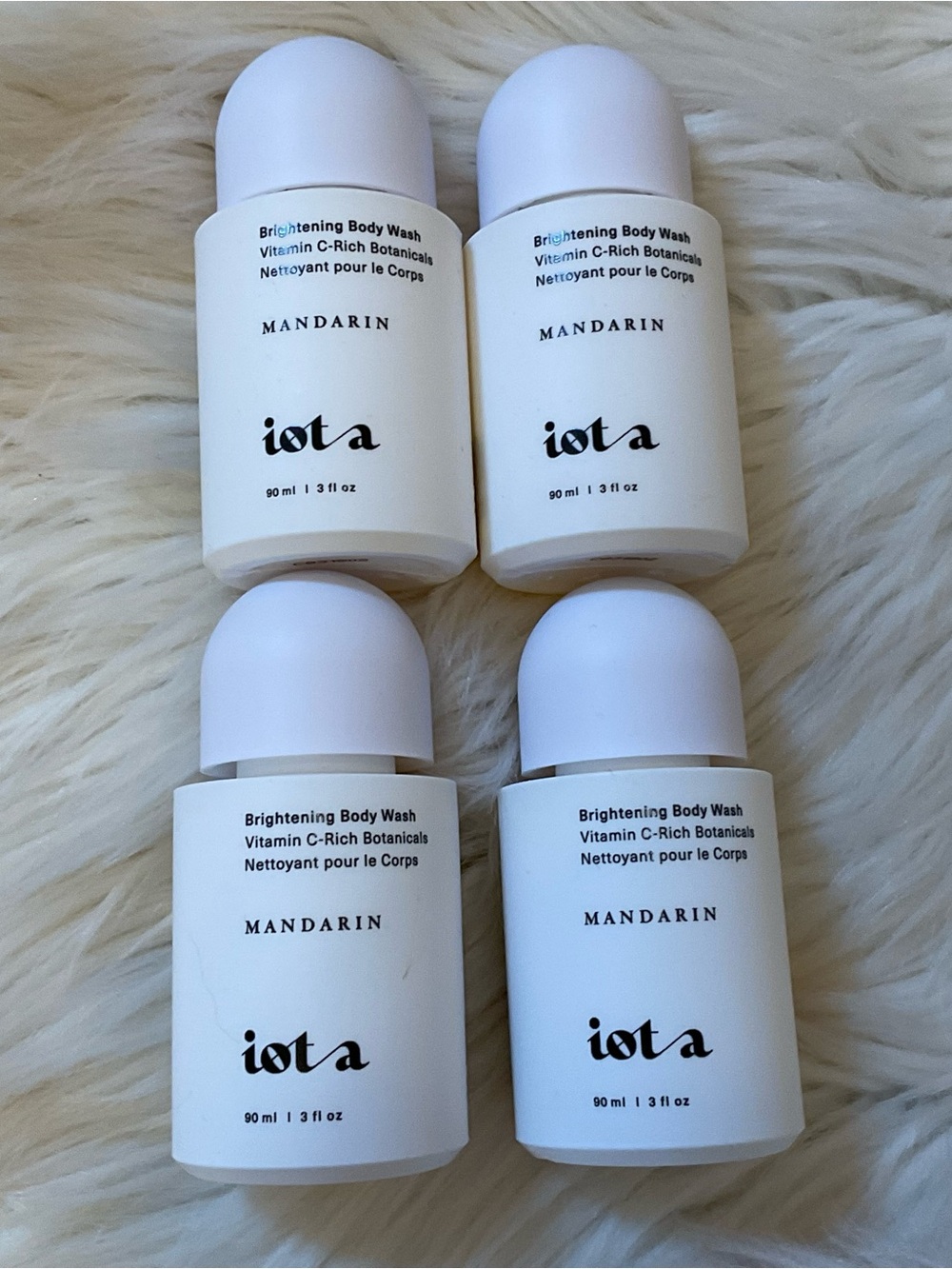 Iota Brightening Body Wash- - Mandarin - New x4 Travel Size - Picture 2 of 6